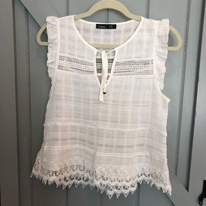 Gypsy White Lace Top